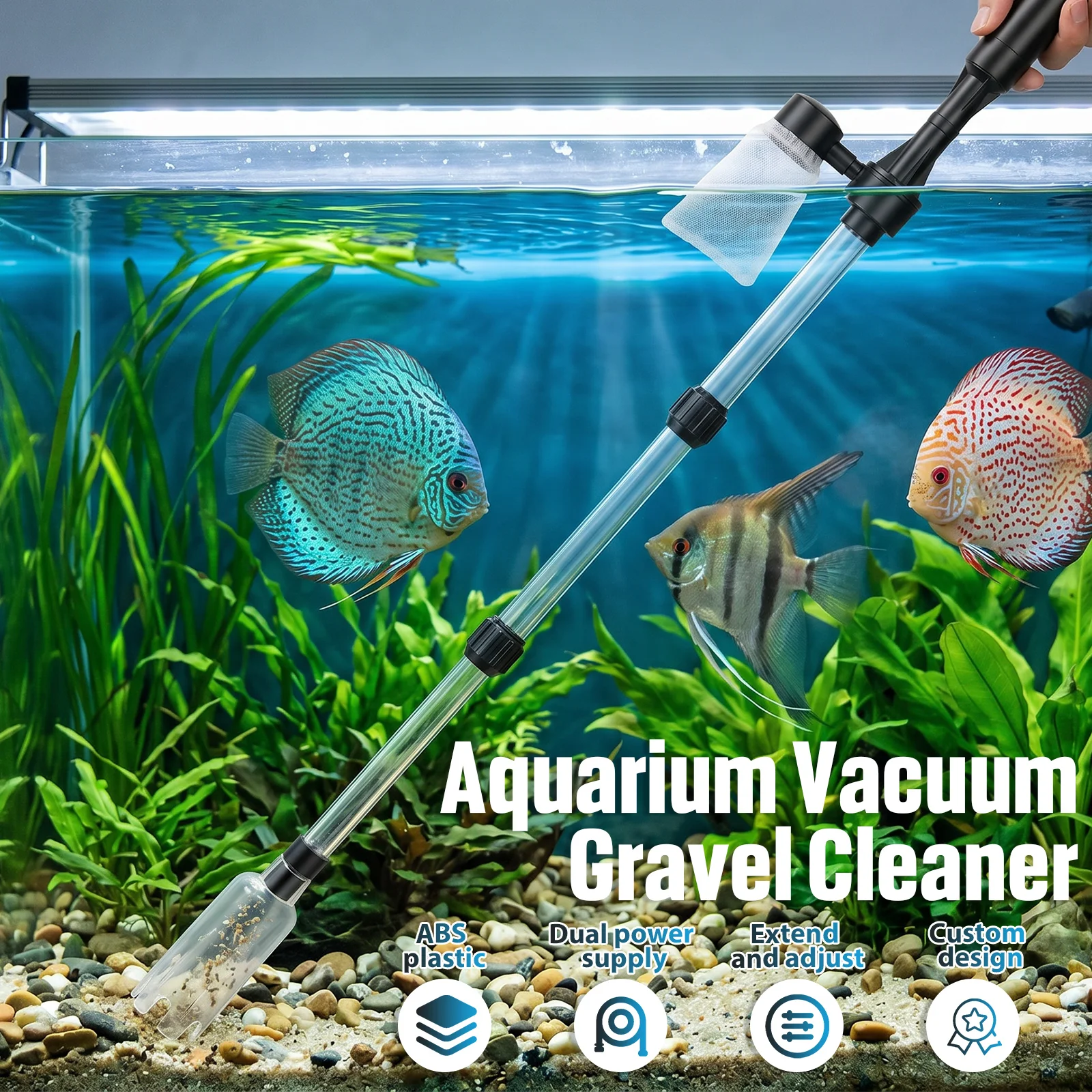 Akvaryum Vakumlu Çakıl Temizle - Aquarium Marine Sand incelemesi ve fiyatı